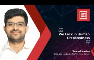 “We Lack in Human Preparedness”